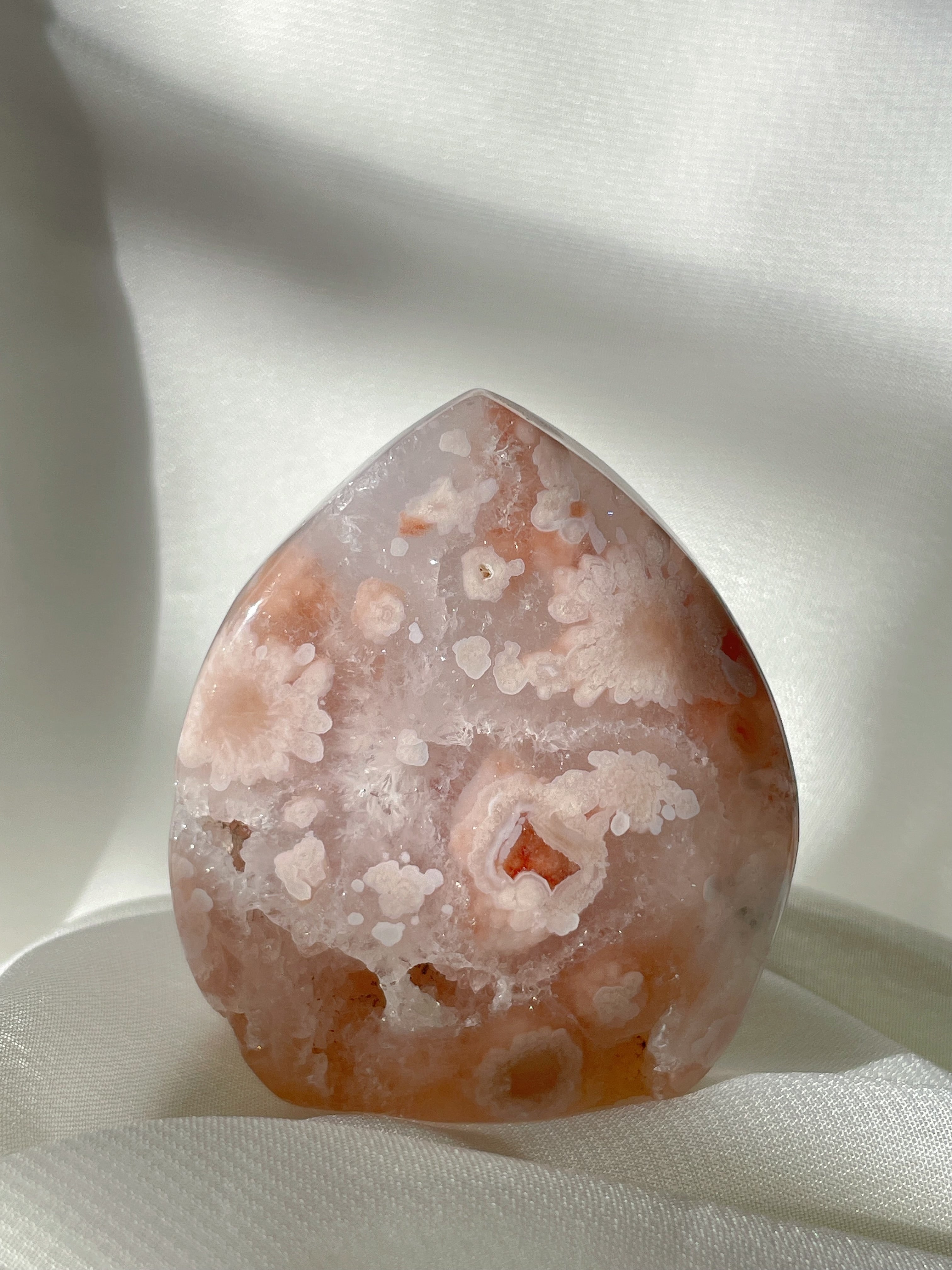 Purple Amethyst & Flower Agate Butterfly on Stand image 0