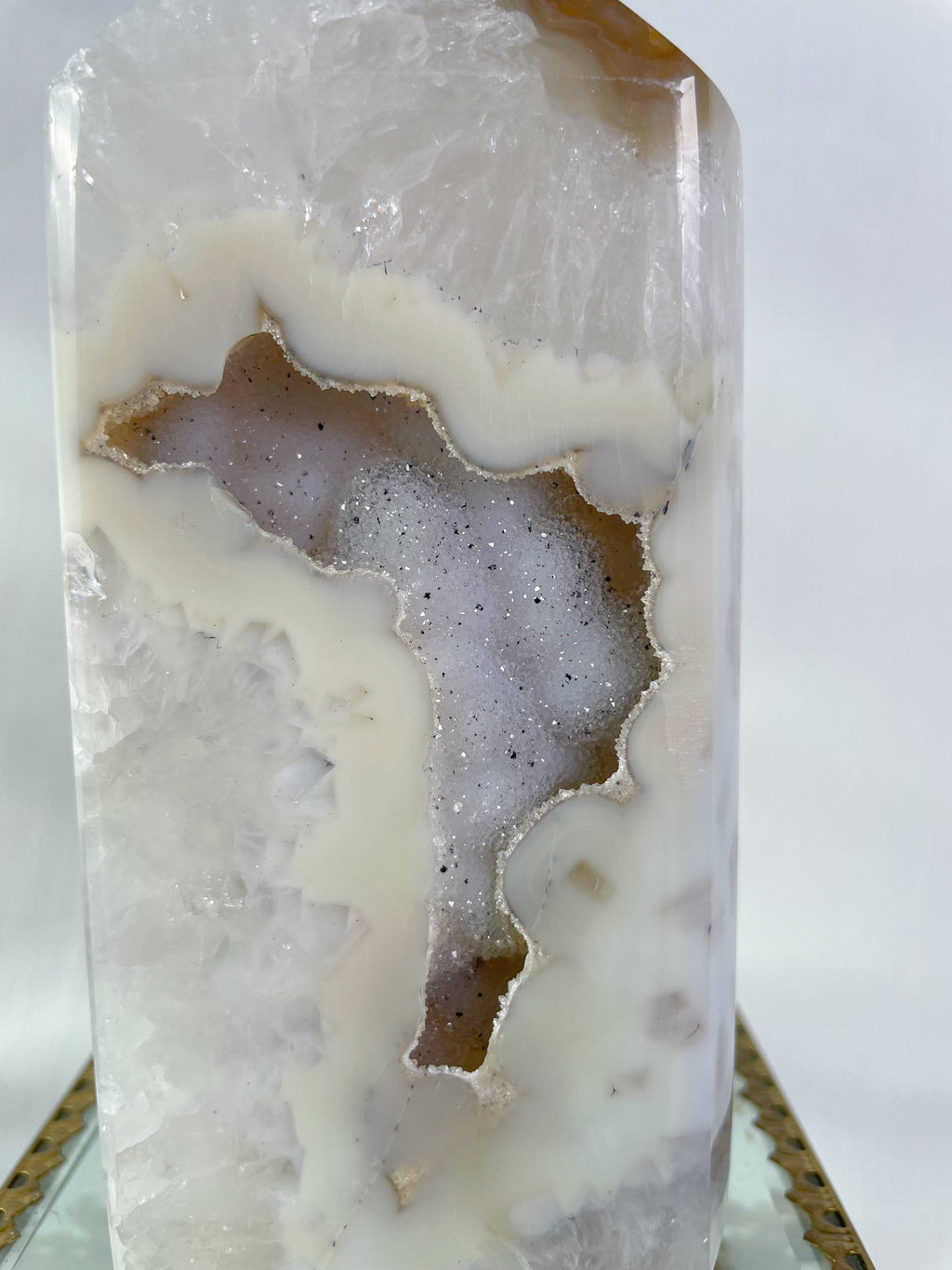Druzy Agate Tower 1