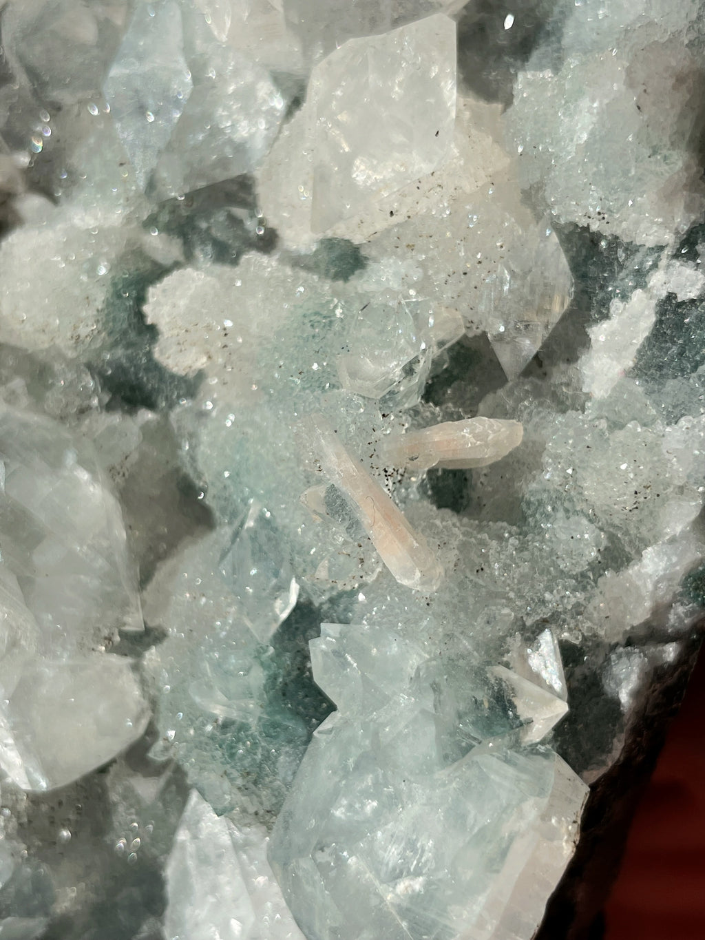 Apophyllite & Blue Chalcedony Cluster 5