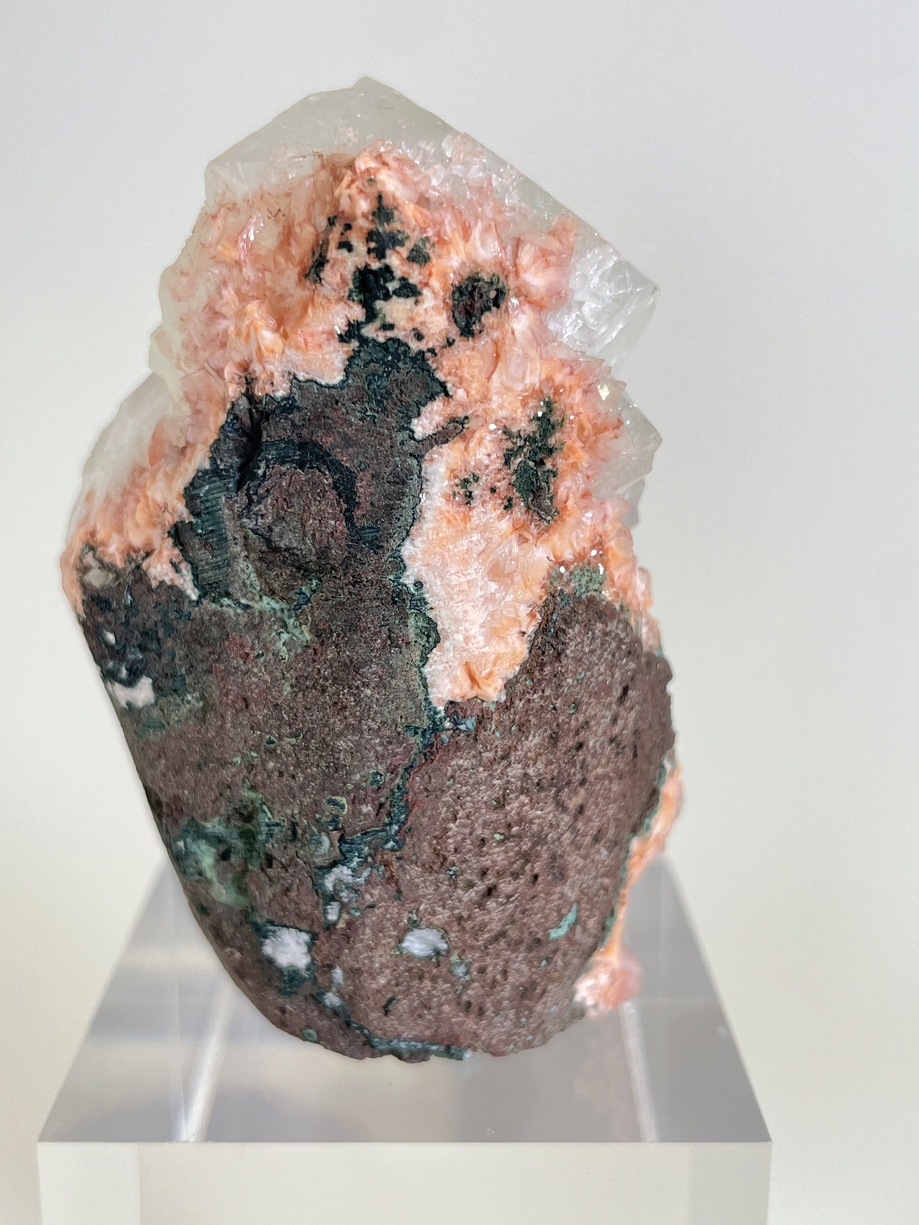 Pink Heulandite & Apophyllite 1