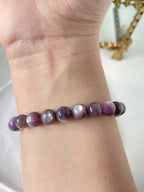 Purple Lepidolite Bracelet - 8mm