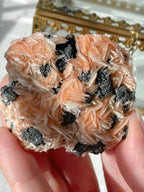 Barite on Cerussite and Galena - Morocco