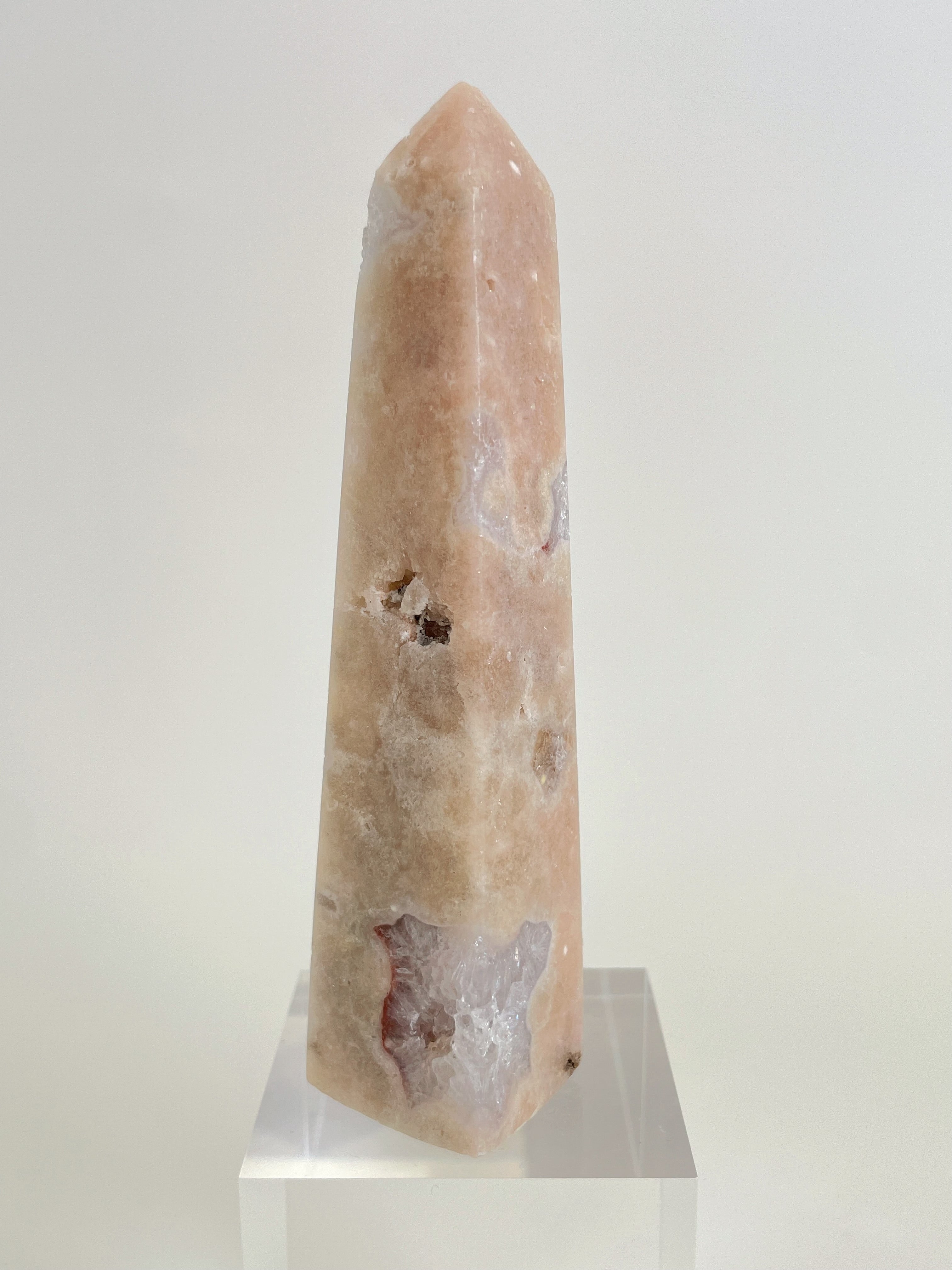 Pink Amethyst & Quartz Tower 20