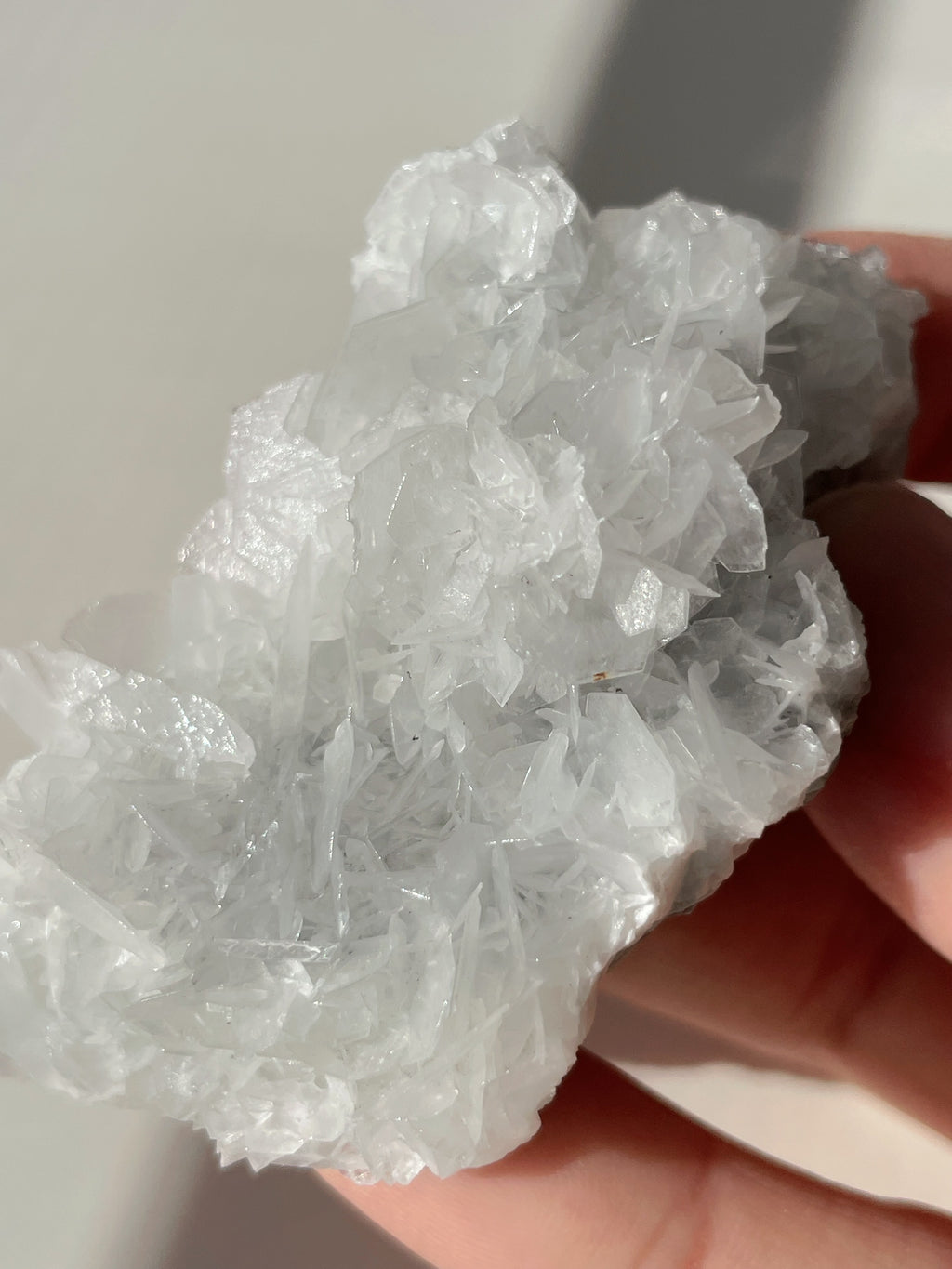 Bladed Calcite on Quartz - Fujian China