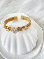 Waterproof Gold Chain Bangle | 18k Gold Filled – Nami image 2