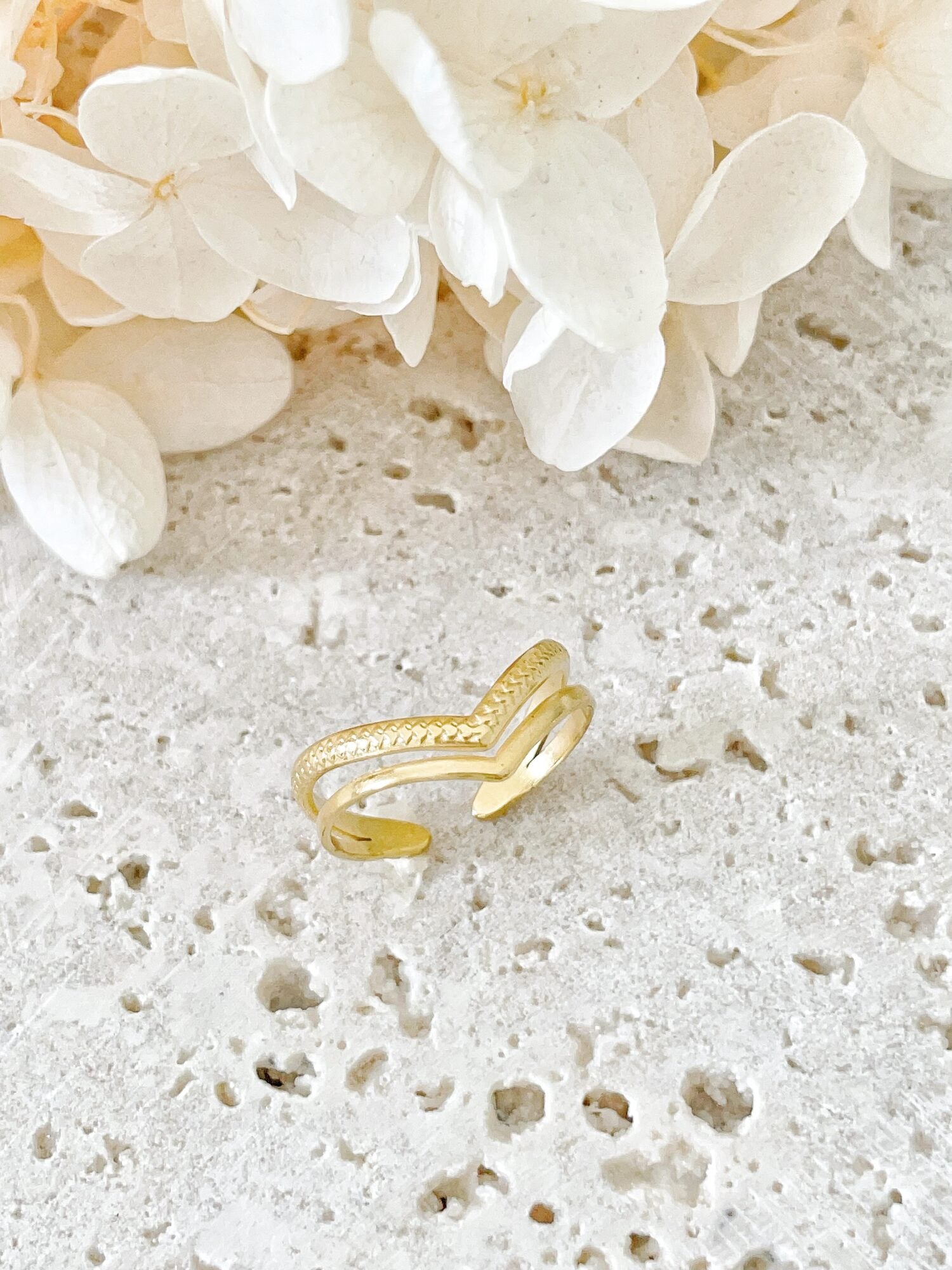 Waterproof Gold Ring | 18k Gold Filled – Meri image 0