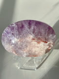 Purple and Pink Flower Agate Palm Stone