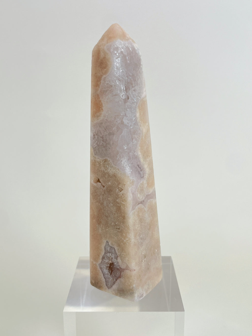 Pink Amethyst & Quartz Tower 20