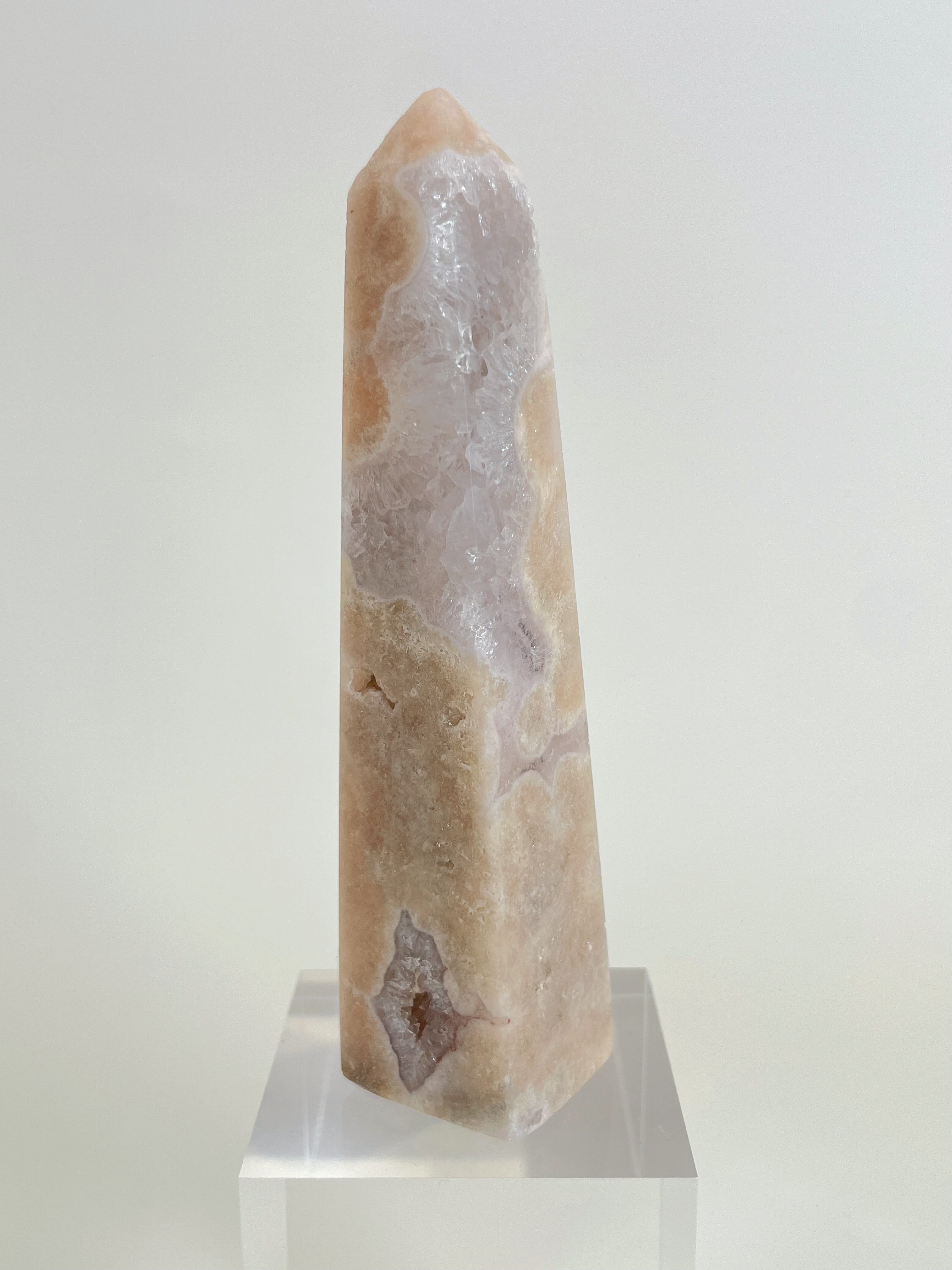 Pink Amethyst & Quartz Tower 20