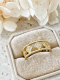 Waterproof Gold Clover Ring | 18k Gold Filled – Cara image 0