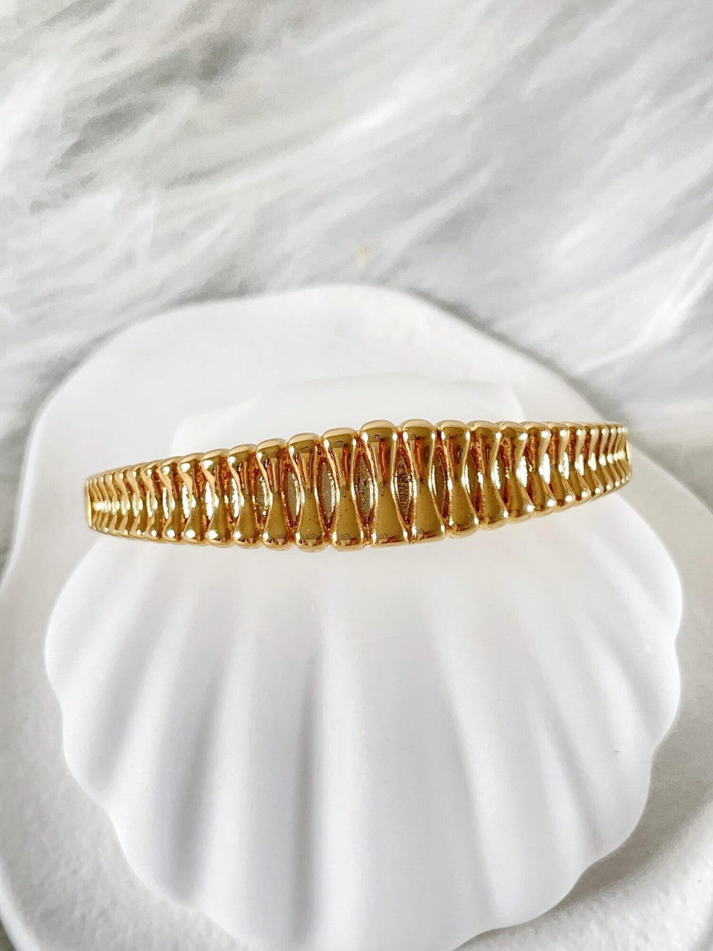 Waterproof Gold Bangle | 18k Gold Filled – Bora image 0