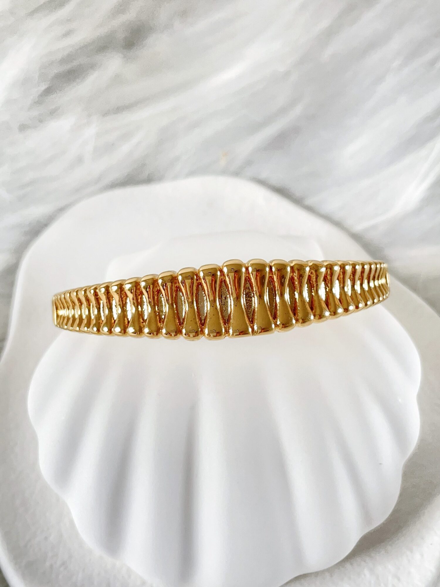 Waterproof Gold Bangle | 18k Gold Filled – Bora image 0