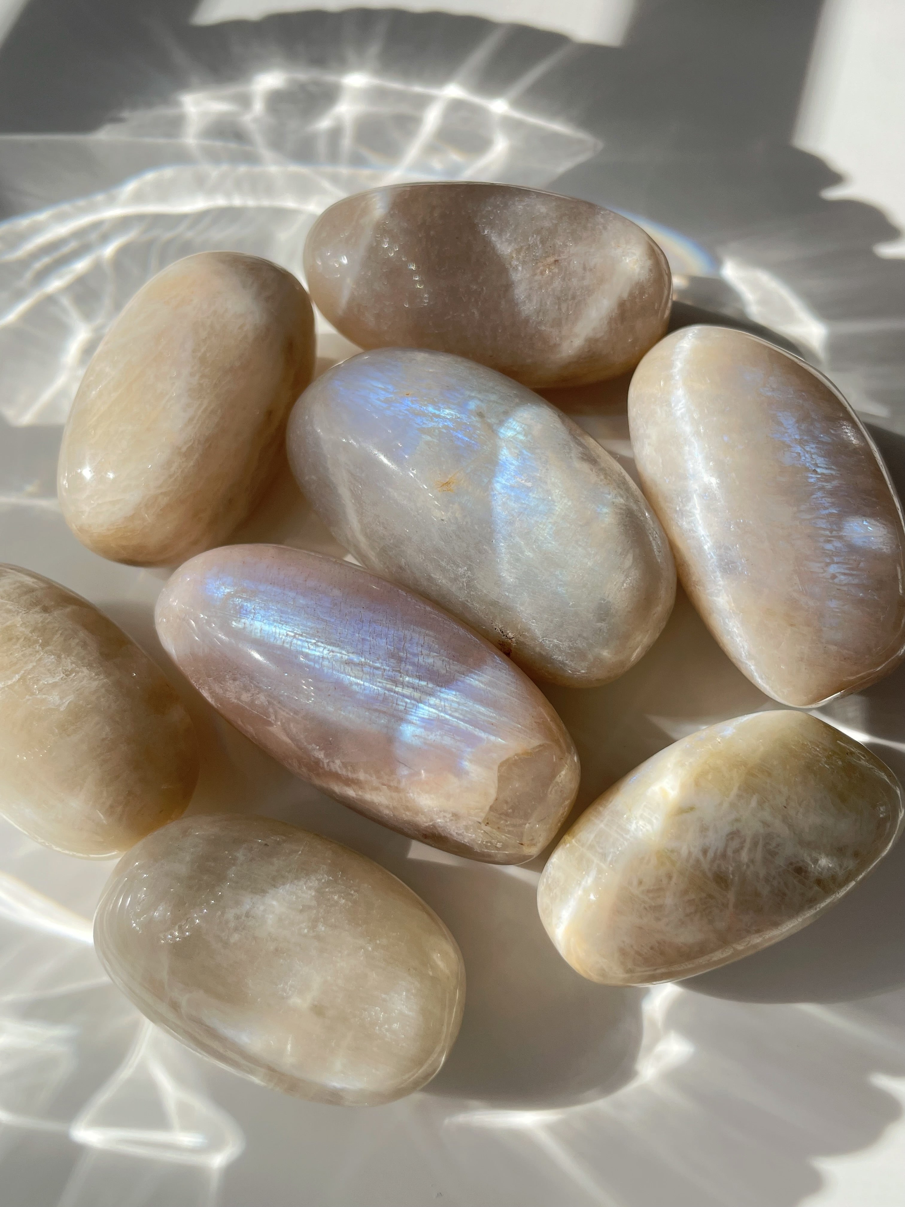 Blue Moonstone Shivas - Intuitively Chosen
