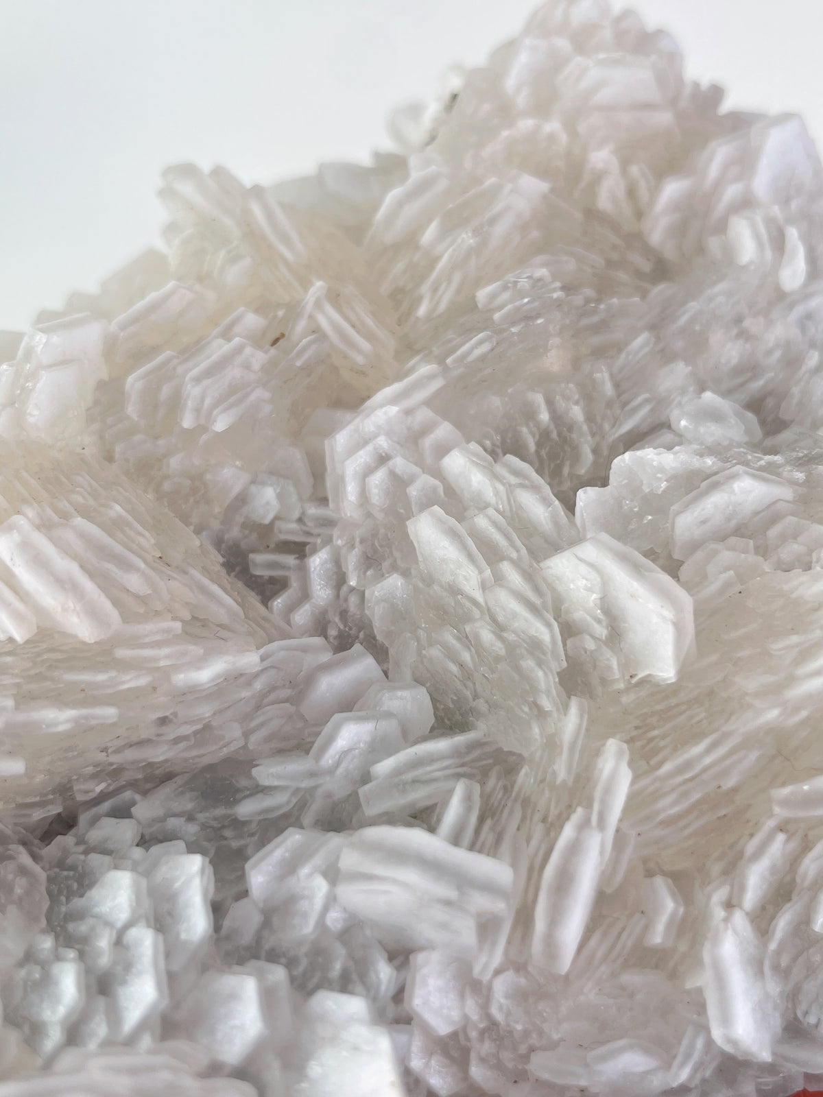 Beautiful crystal specimen featuring intricate layers of Biscuit Calcite from Fujian, China.