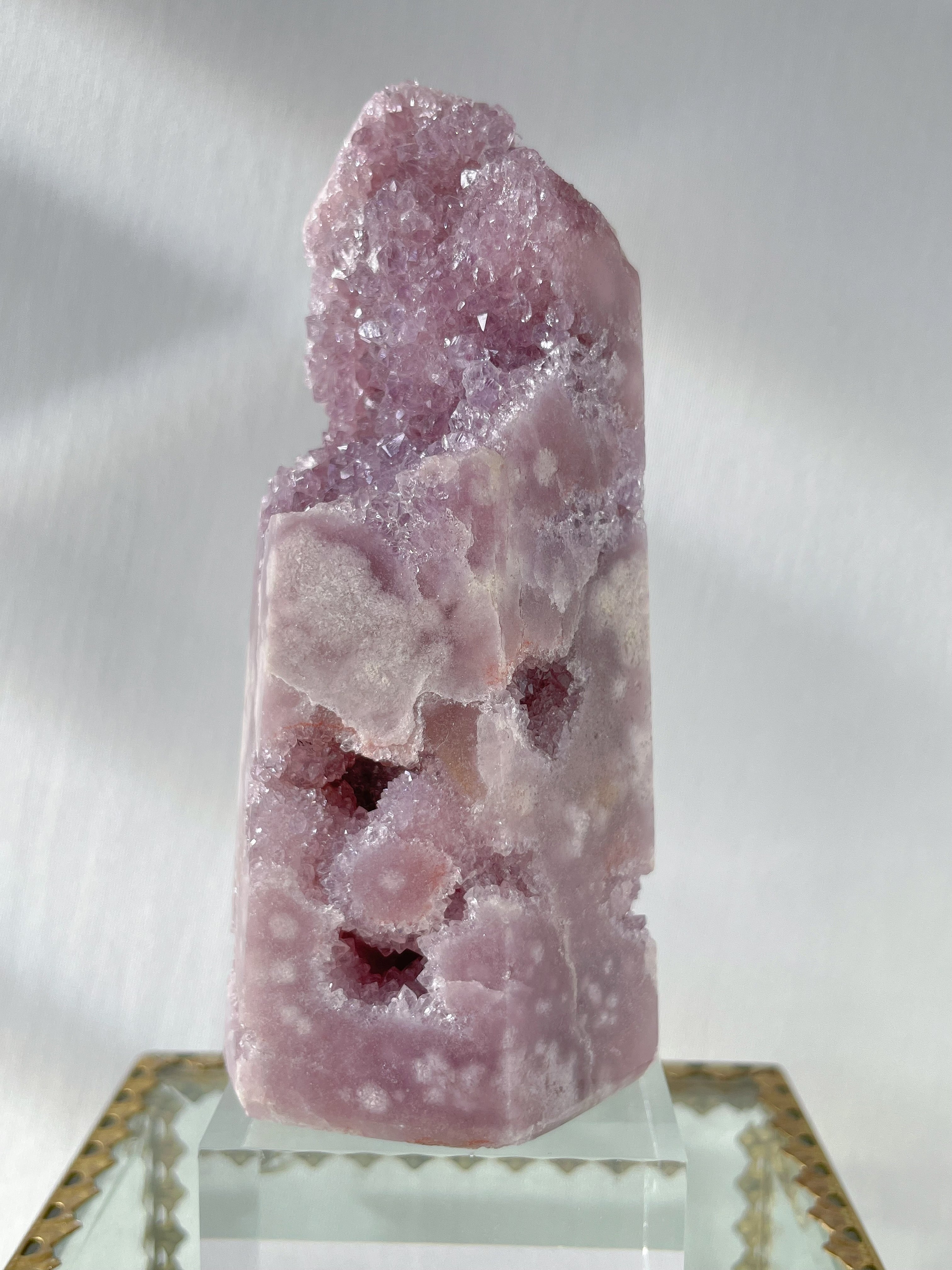 Purple and Pink Amethyst Tower 1