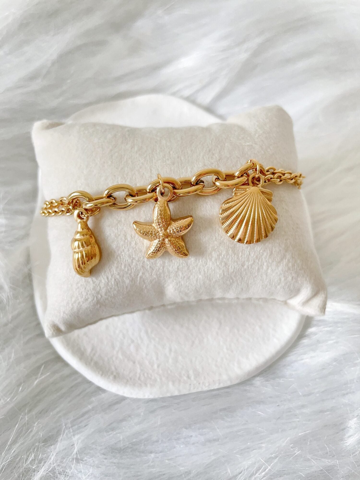 Waterproof Gold Chunky Bracelet | 18k Gold Filled – Mali image 0