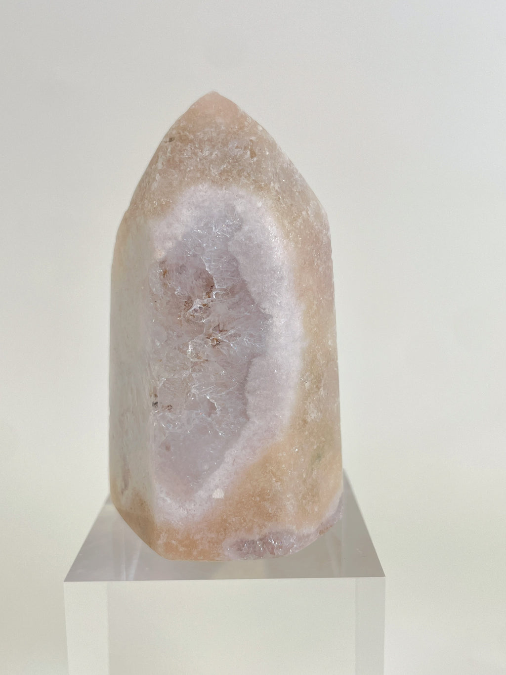 Pink Amethyst & Quartz Tower 19