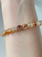 Rutilated Quartz Bracelet - 7.8mm