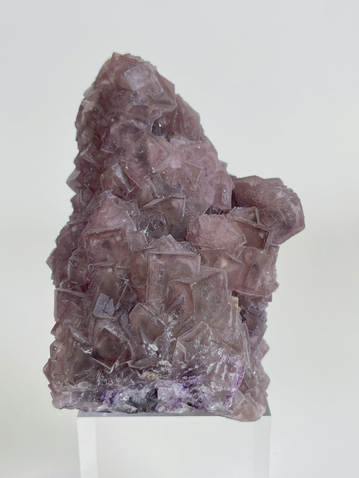 Mauve Stepped Fluorite – Minggang Mine, Henan, China