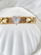 Waterproof Gold Chain Bangle | 18k Gold Filled – Nami image 1