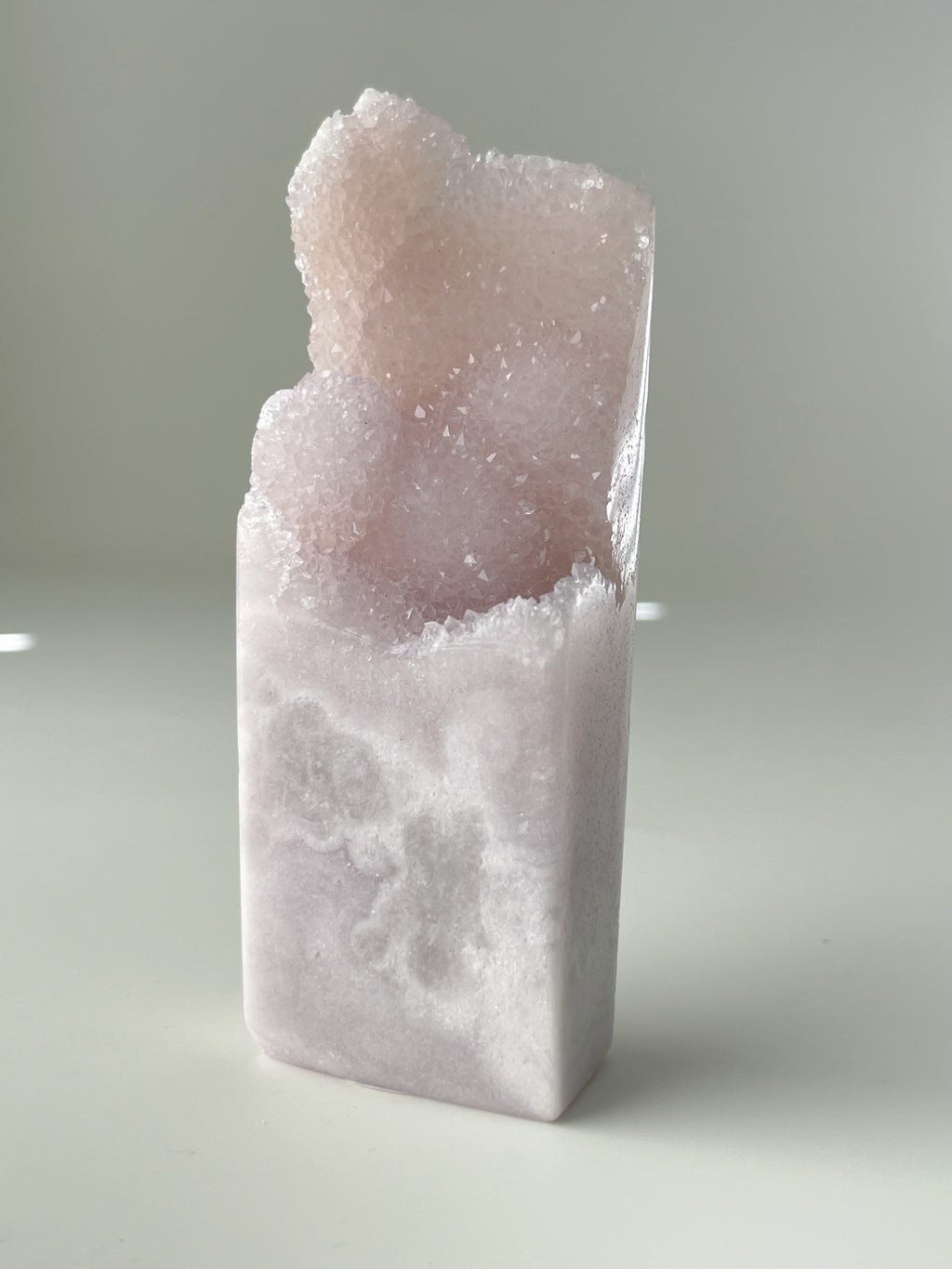 Botryoidal Pink Amethyst Tower