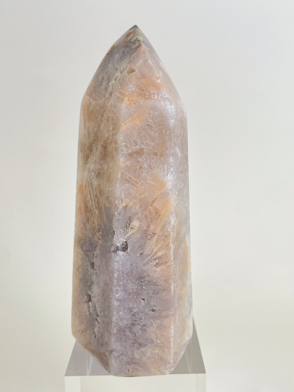 Pink Amethyst & Quartz Tower 18