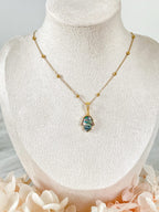 Waterproof Gold Hamsa Necklace | 18k Gold Filled – Gerri image 0