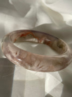 Flower Agate Bangle 1