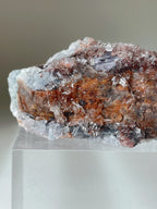 Creedite on Fluorite - Guizhou, China