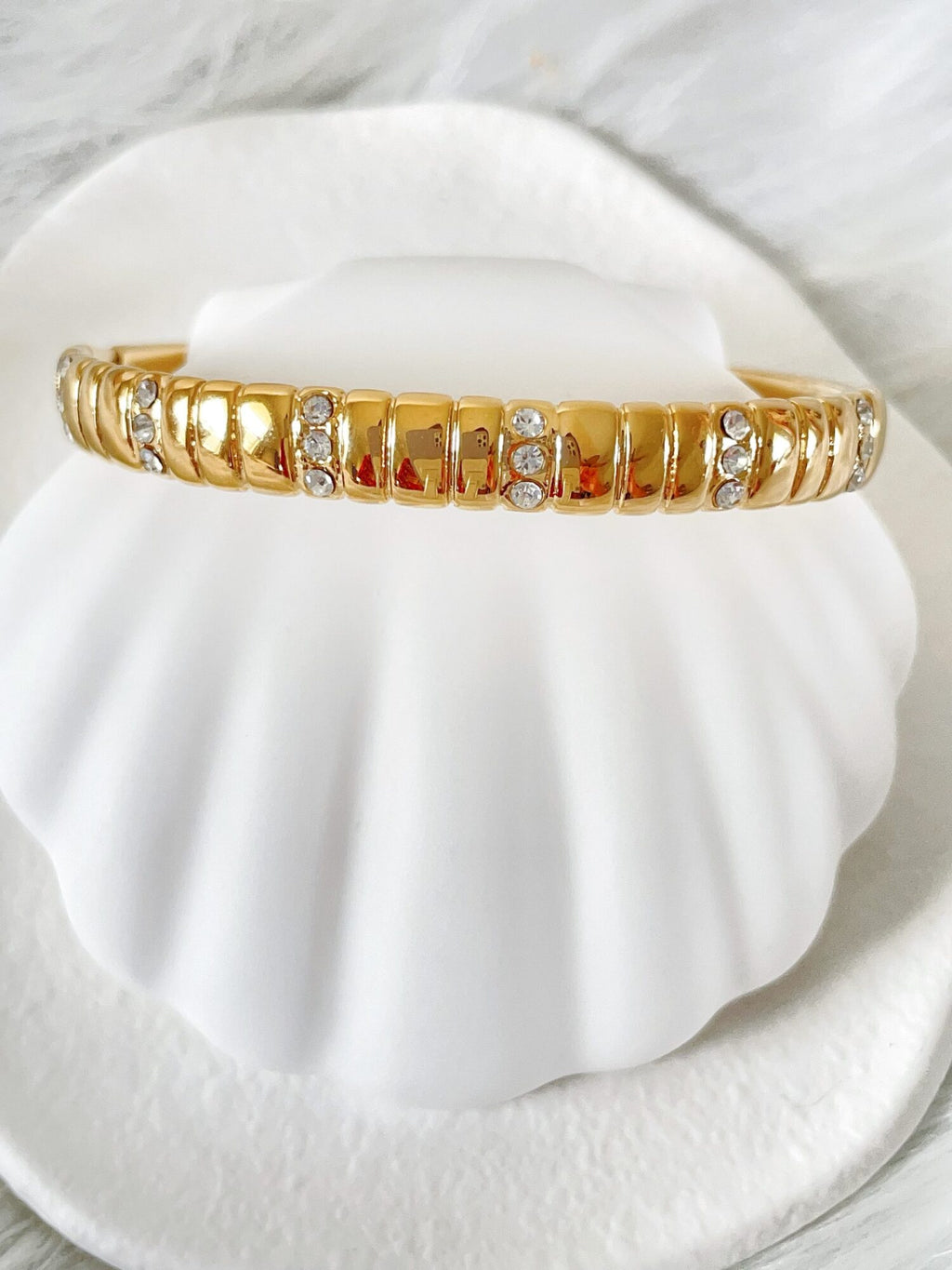 Waterproof Gold Bangle | 18k Gold Filled – Maia image 0