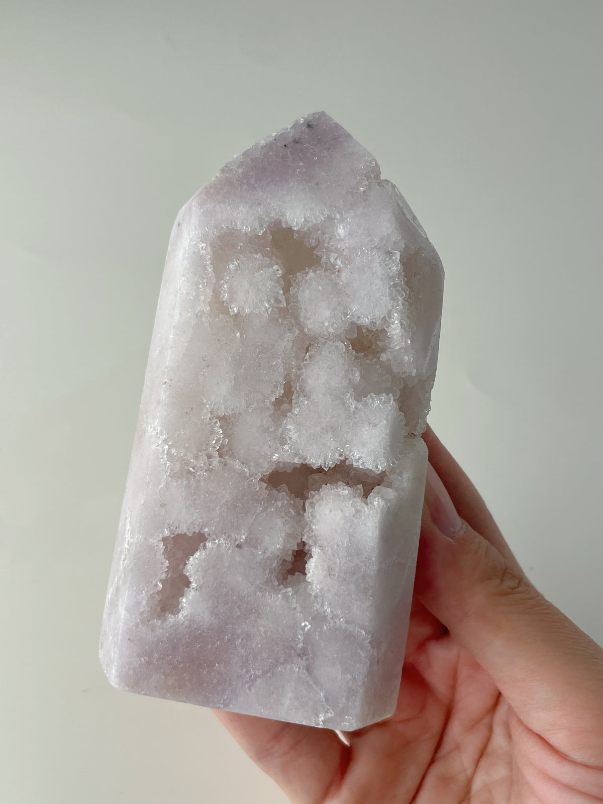 Lilac Pink Amethyst Tower 1