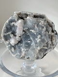 Blue Chalcedony Pink Stilbite Cluster 3