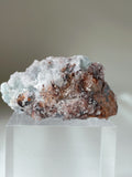 Creedite on Fluorite - Guizhou, China