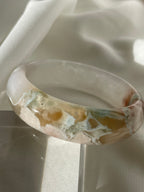 Flower Agate Bangle 2