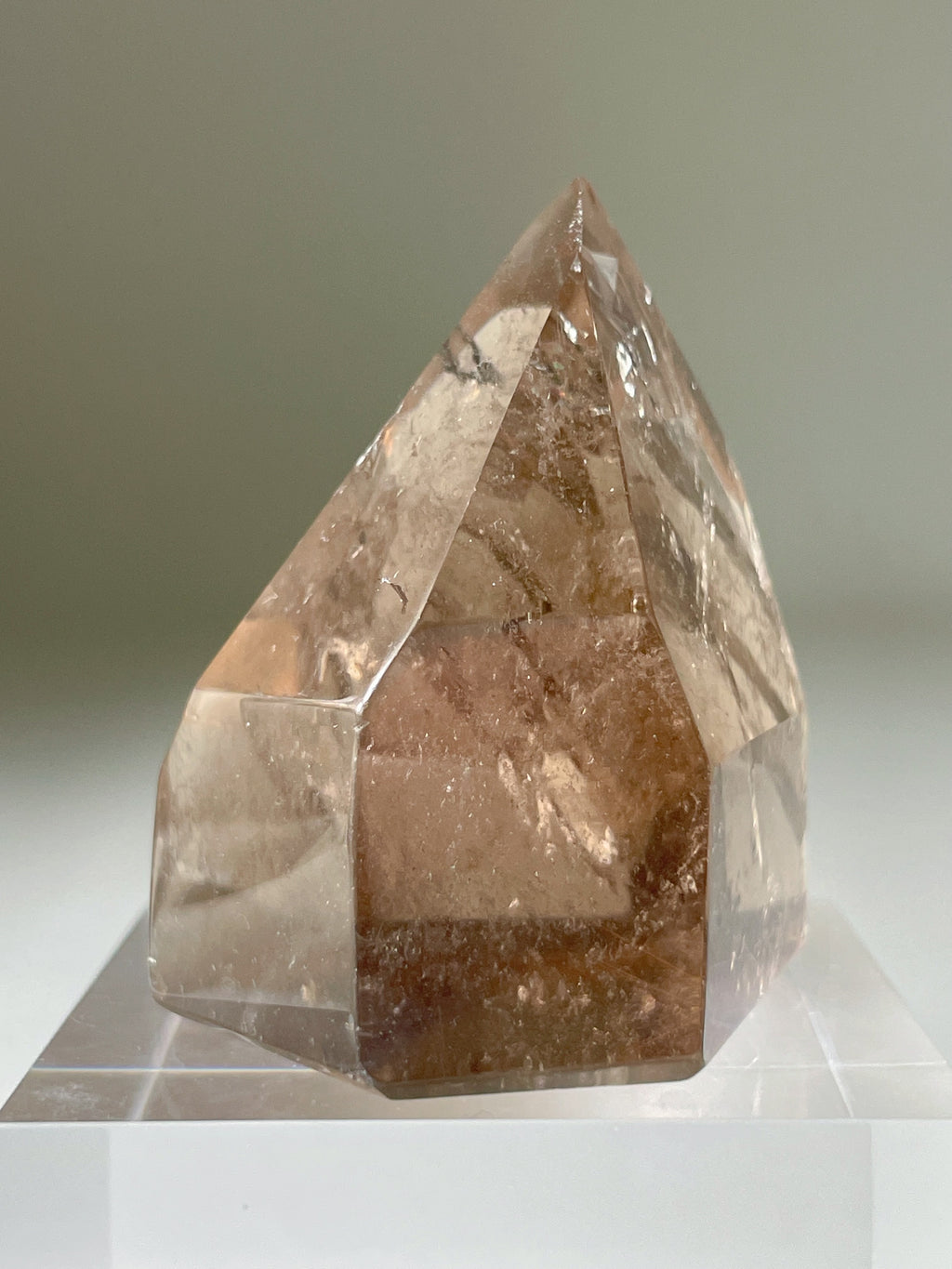 Natural Brazilian Citrine with Rutile Tower 8