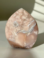Pink Flower Agate Freeform 3