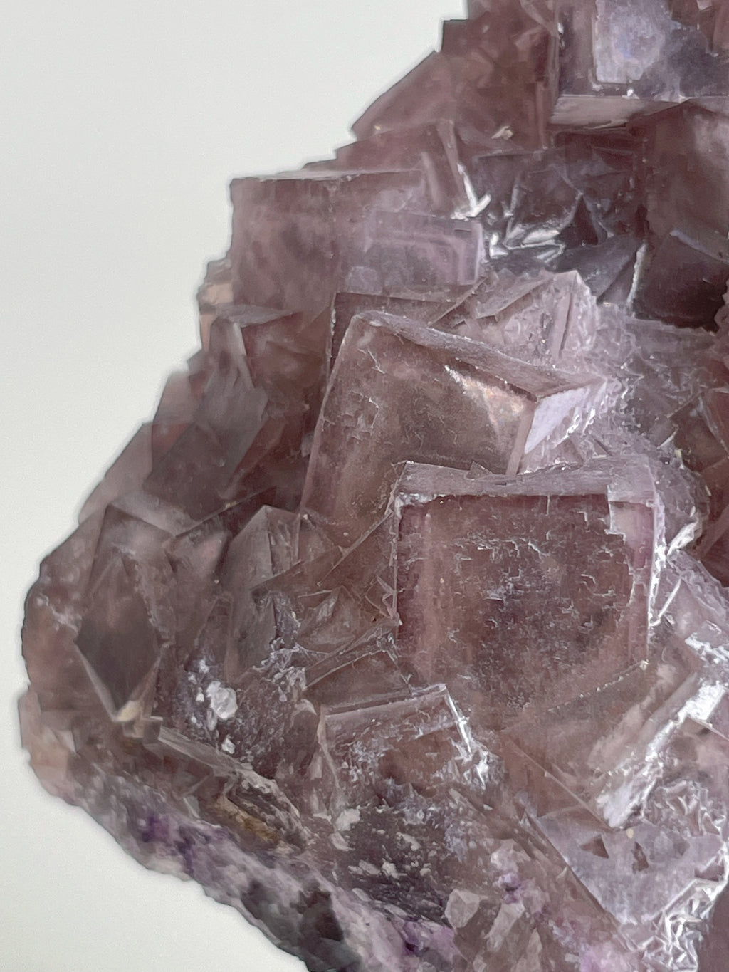 Mauve Stepped Fluorite – Minggang Mine, Henan, China