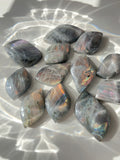 Labradorite Petal Pendants - Intuitively Chosen