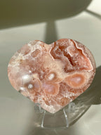 Flower Agate Heart