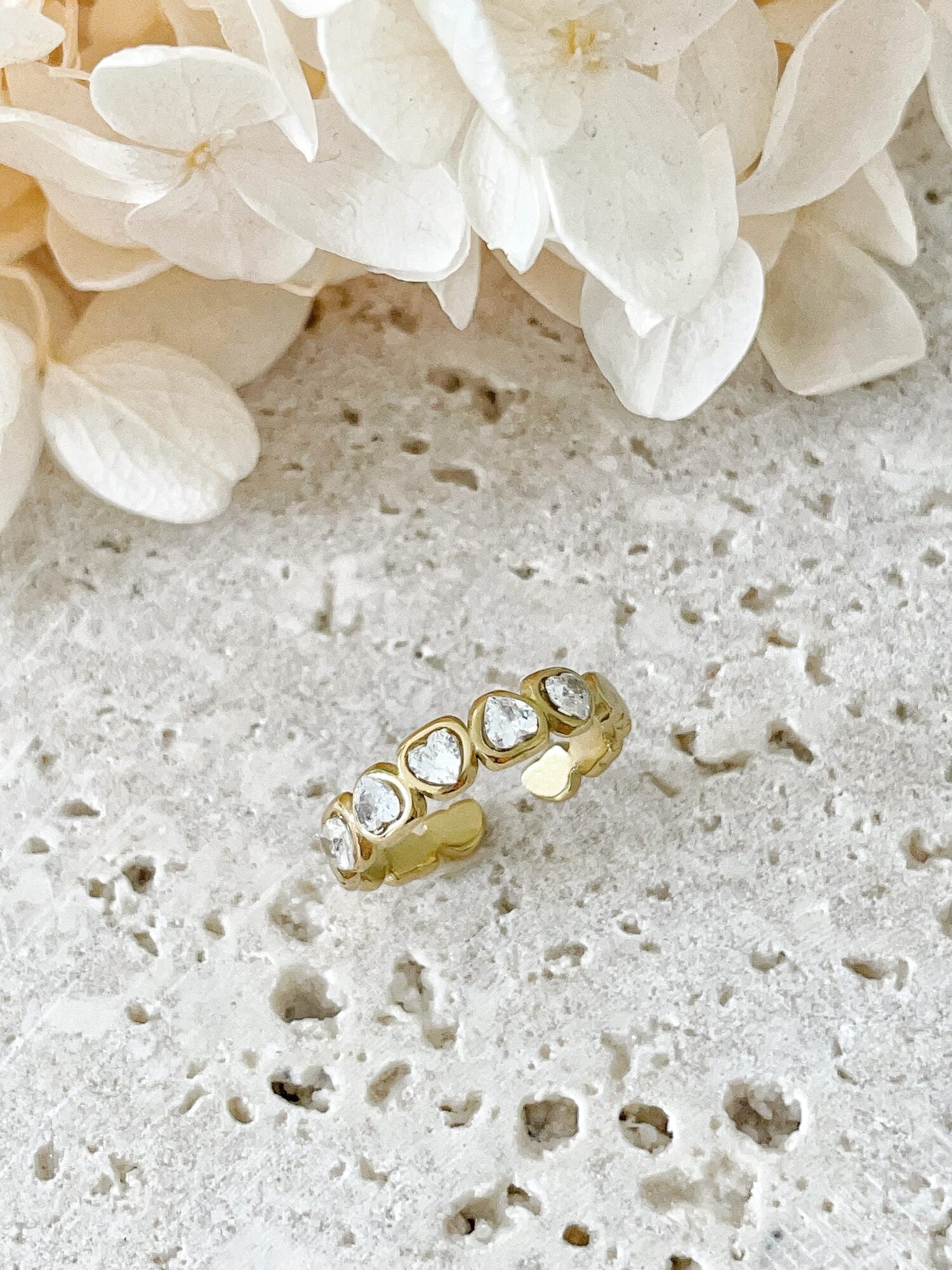 Waterproof Gold Minimalist Ring | 18k Gold Filled – Etta image 0