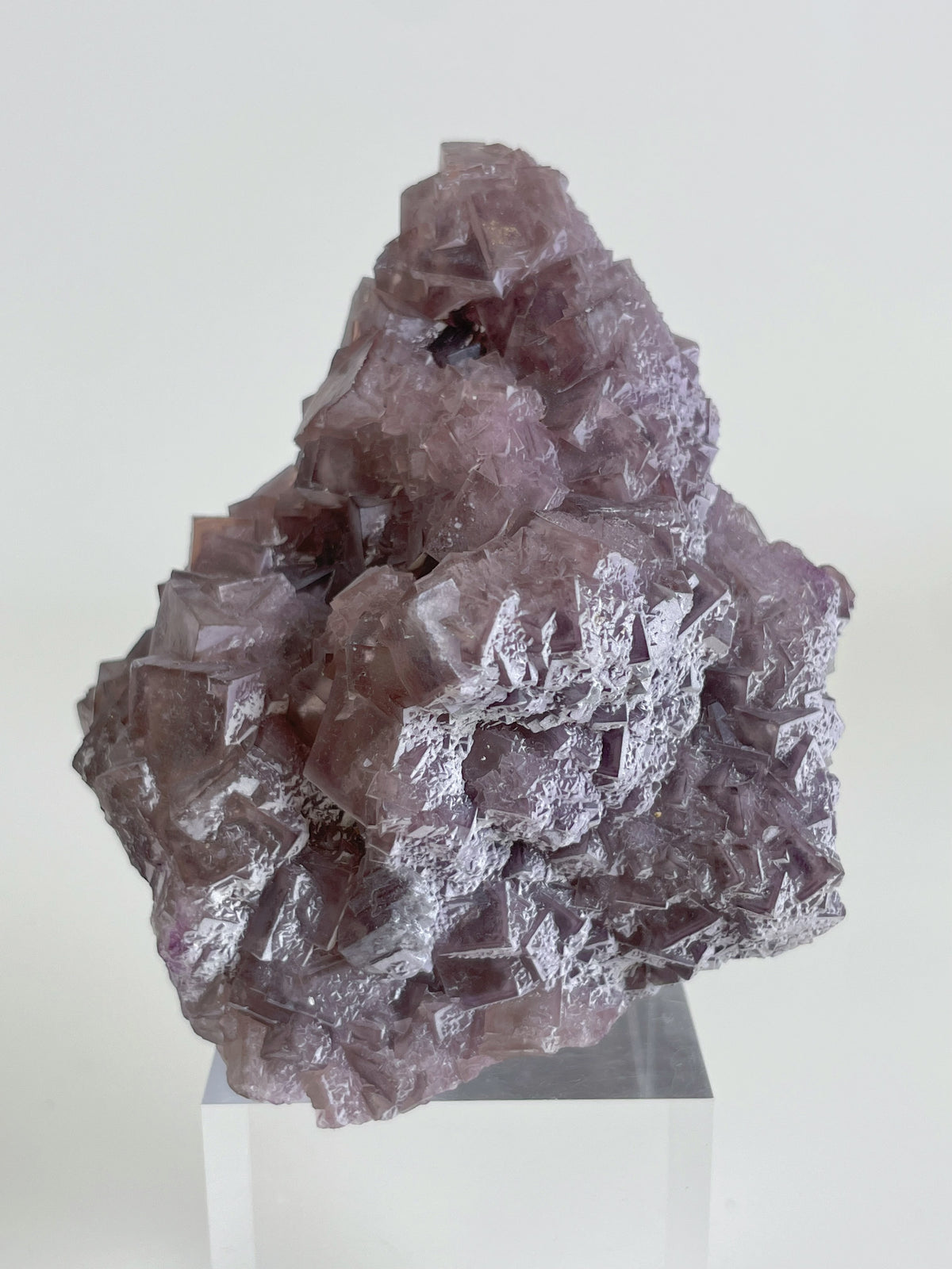 Mauve Stepped Fluorite – Minggang Mine, Henan, China