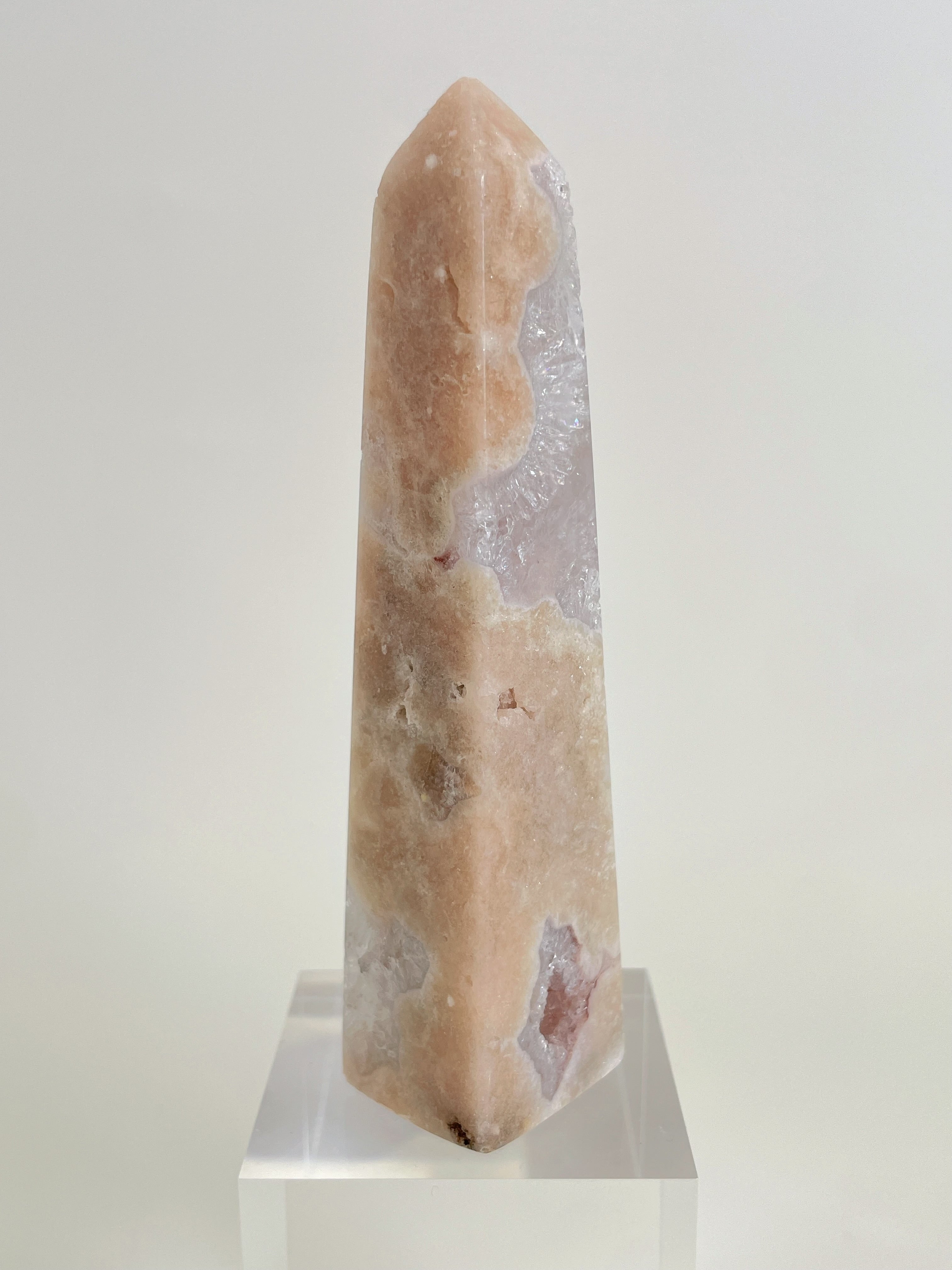 Pink Amethyst & Quartz Tower 20
