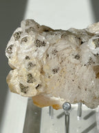 Pyrite on Pagoda Calcite - Daye, Hubei, China