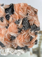 Barite on Cerussite and Galena - Morocco