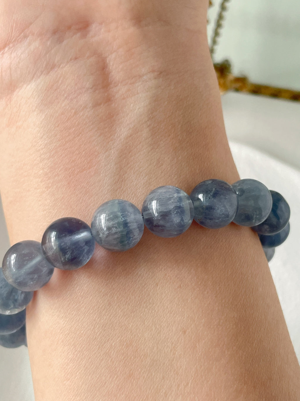 Blue Fluorite Bracelet - 10.5mm