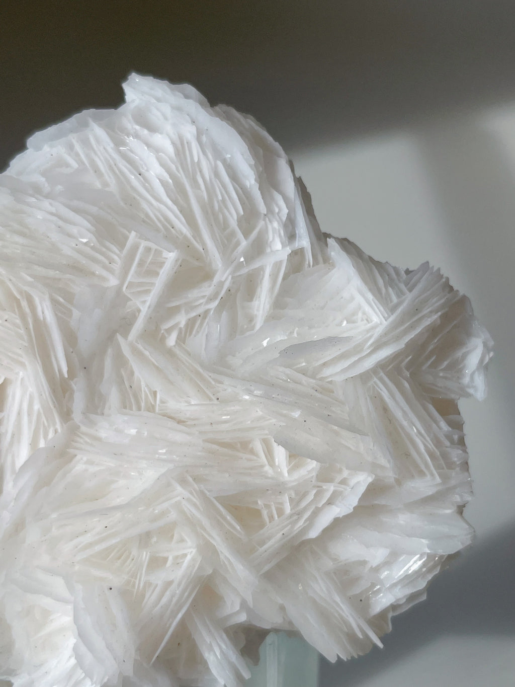 Beautiful specimen of Thousand-layer Petal Calcite with delicate, layered formations, showcasing its unique texture.