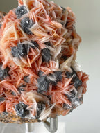 Bi-colour Pink Barite with Galena & Cerussite - Midelt Province, Morocco