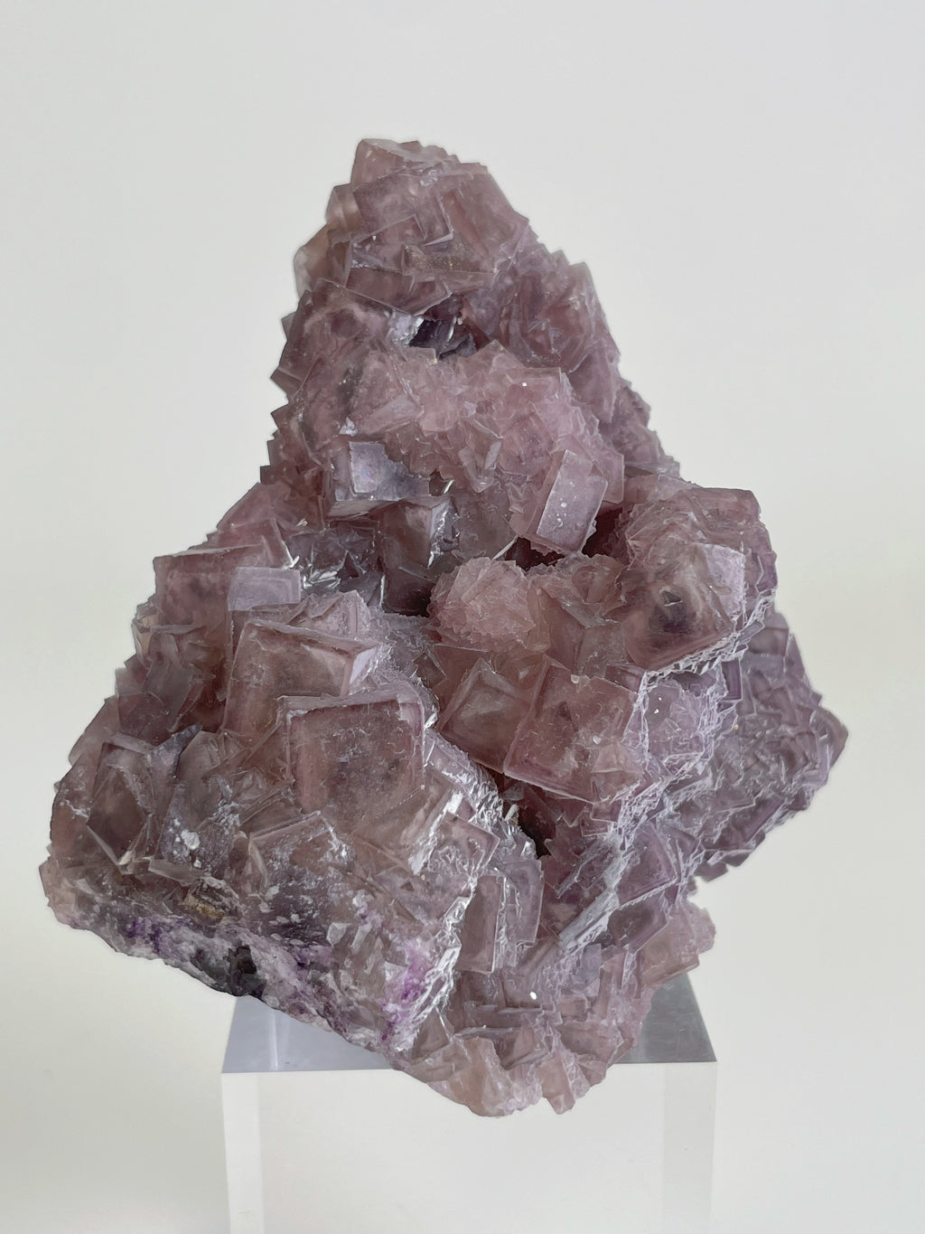 Mauve Stepped Fluorite – Minggang Mine, Henan, China