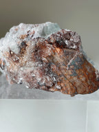 Creedite on Fluorite - Guizhou, China
