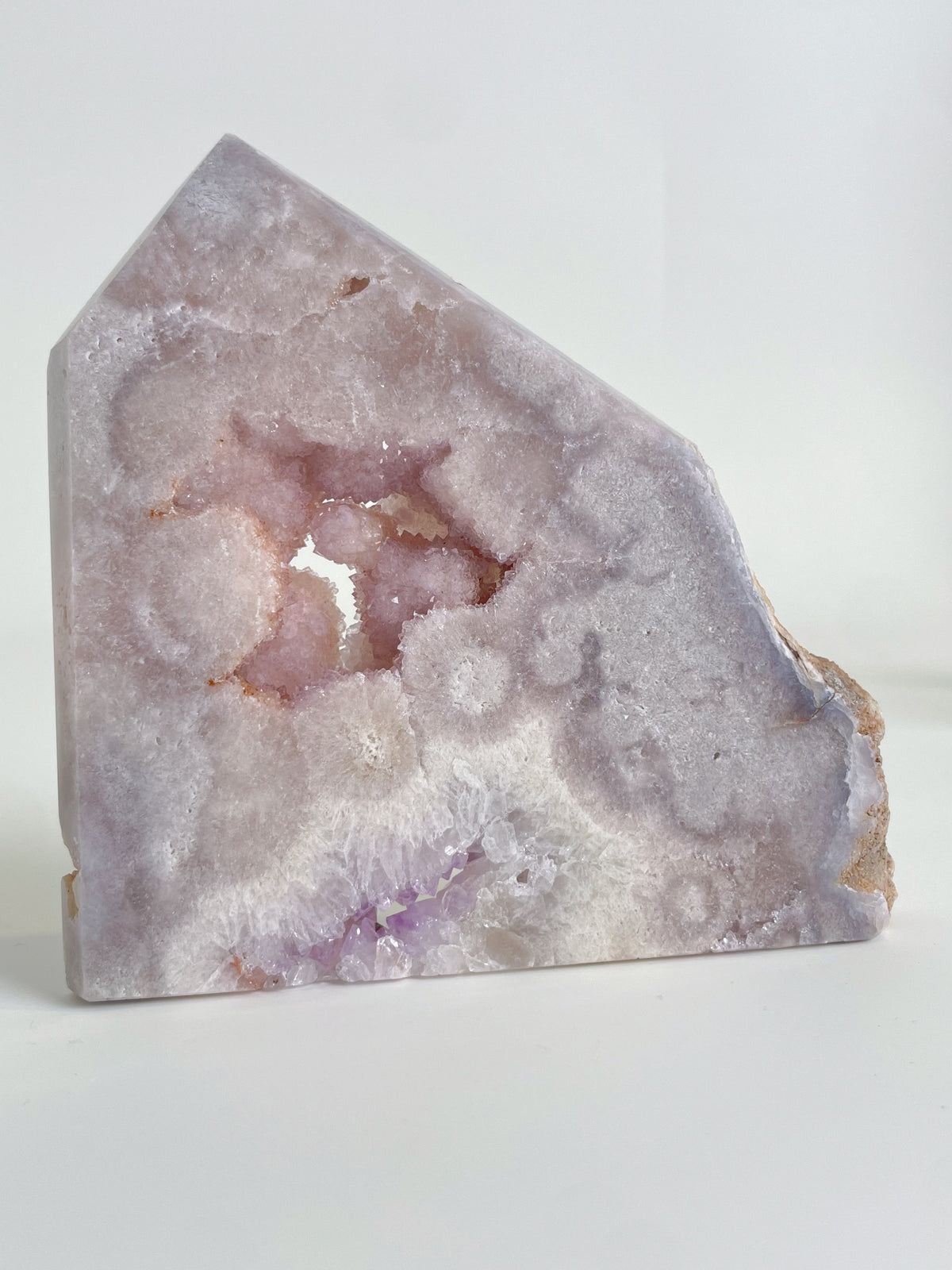 Druzy Purple Pink Amethyst Slab 1